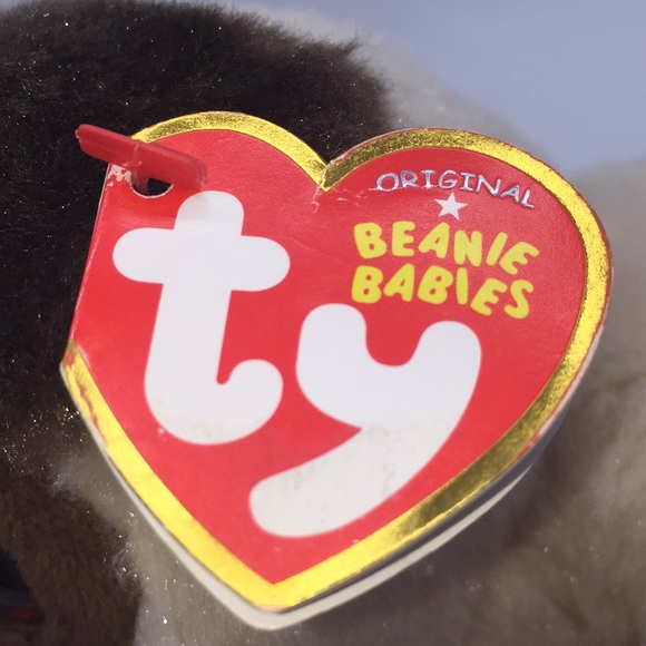 Ty Beanie Babies Rufus Puppy Dog Plush Stuffed Animal Toy - Picture 3 of 9